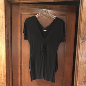 Rozae Nichols Black V-Neck Shirt